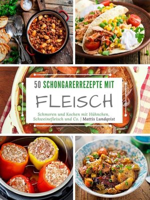 cover image of 50 Schongarerrezepte mit Fleisch
